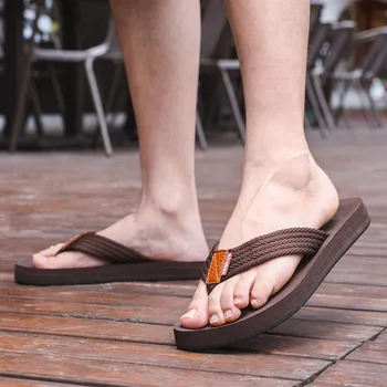 Vara șlapi Bărbați Papuci de Plajă în aer liber Sandale Confortabile Barbati Casual Pantofi de Interior Plat Masculin Flip-flops claquette homme