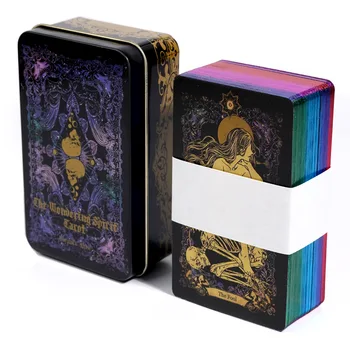 Wandering Spirit de Tarot Cutie de Depozitare din Metal Cărți de Tarot Într-o Cutie de Tablă Edition pentru Incepatori Instrumente de Divinație Avere