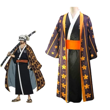 Wano Țară Arc Trafalgar D. Legea Apelor Kimono Tinuta Anime Cosplay Costum De Crăciun, Halloween Petrecere Tematica